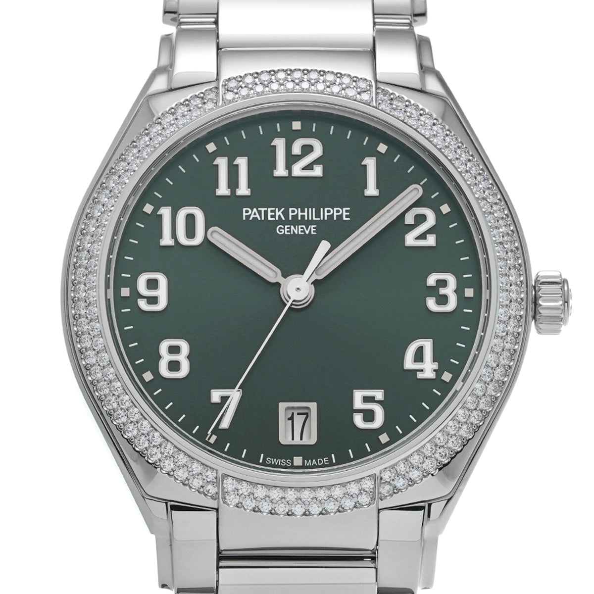 Twenty-4 7300/1200A-011 Olive Green Soleil PATEK PHILIPPE Ladies [Pre-Owned]