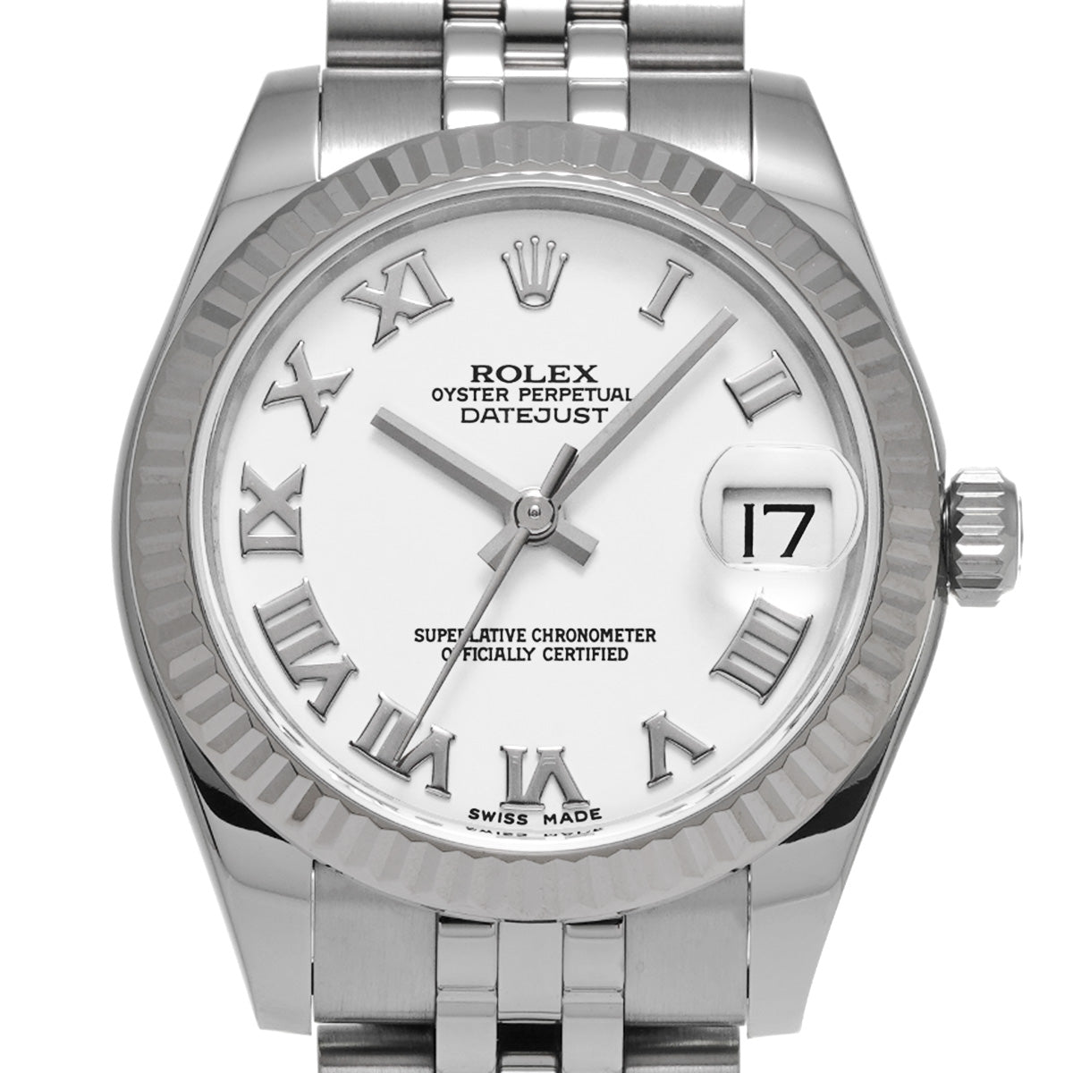 DATE JUST 31 178274 Random Serial White ROLEX Unisex [Pre-owned].