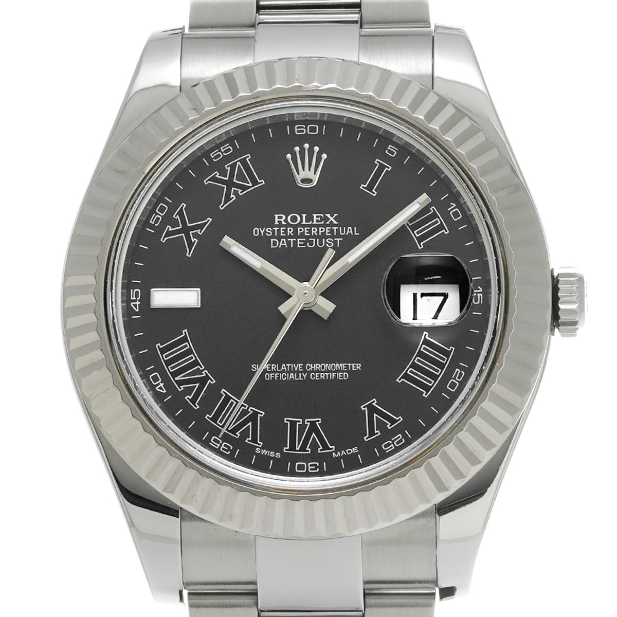 Datejust II 116334 Random Serial Gray ROLEX Men's [Pre-Owned].