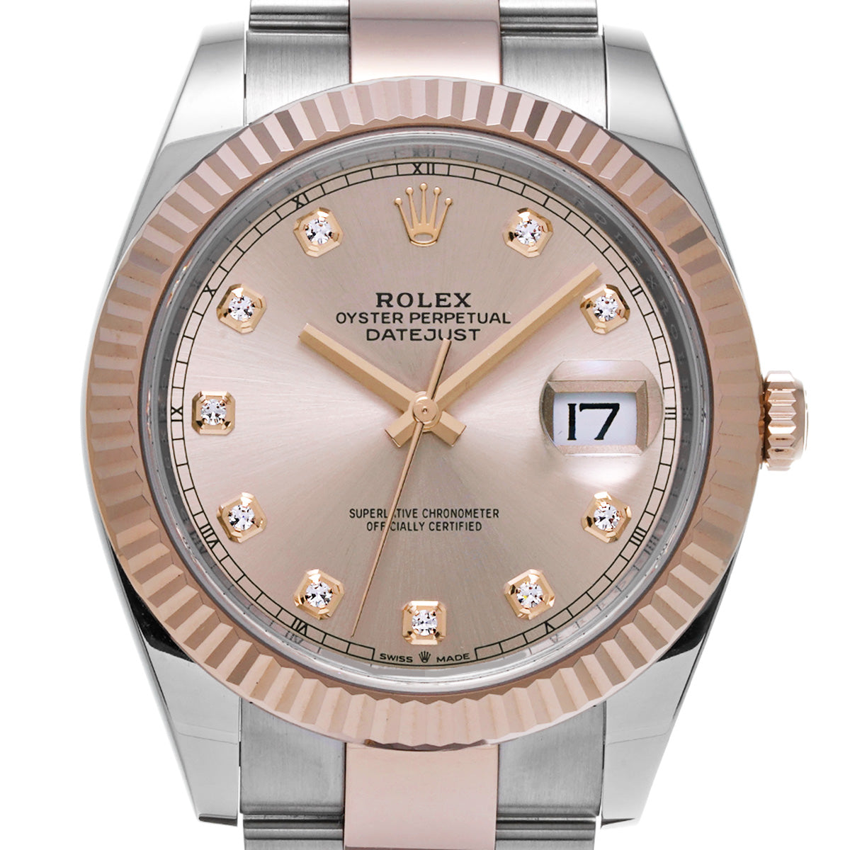 DATE JUST 41 126331G Random Serial Sundust/Diamond ROLEX Men's [Pre-Owned].