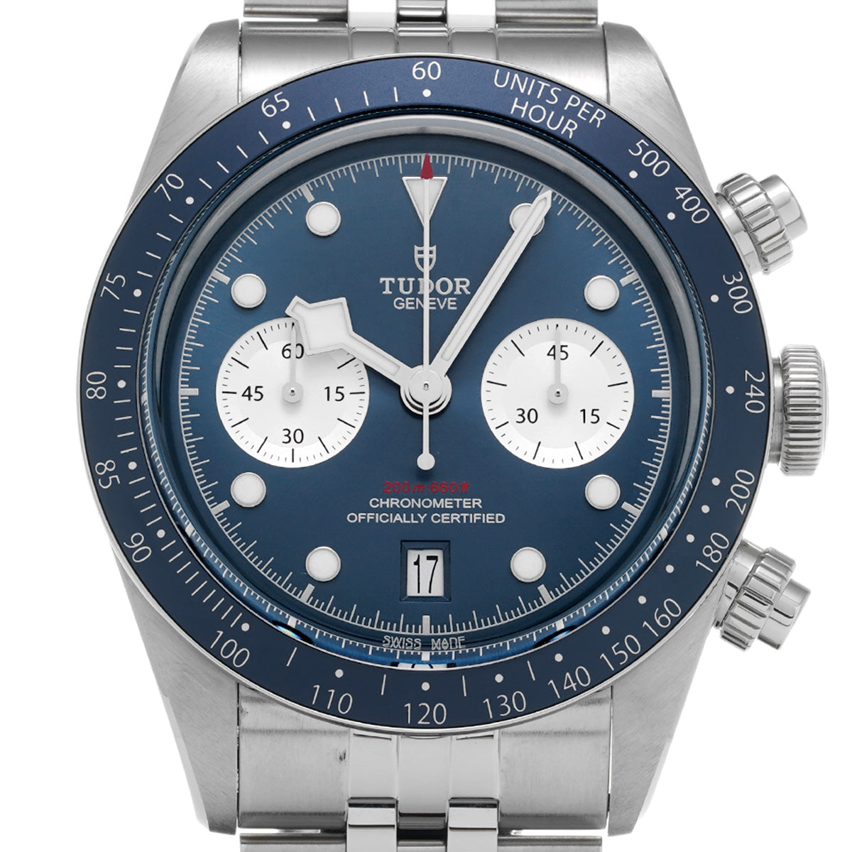 Black Bay Chrono Tudor Boutique Limited Edition 79360B-0002 Blue/Silver TUDOR Men's [Pre-Owned]
