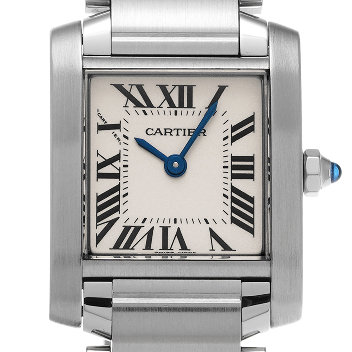 Tank Francaise SM W51008Q3 Silver CARTIER Ladies [Pre-owned]