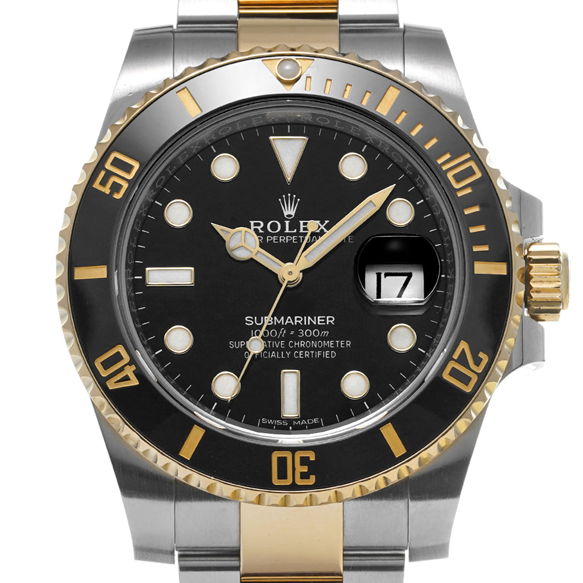 Submariner Date 116613LN Random Serial Black ROLEX Men's [Pre-Owned].