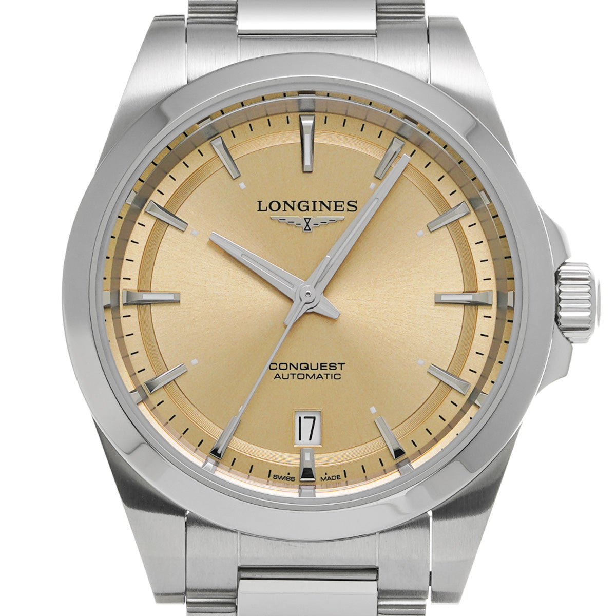 Conquest L3.720.4.62.6 Champagne LONGINES Men's [Pre-Owned].