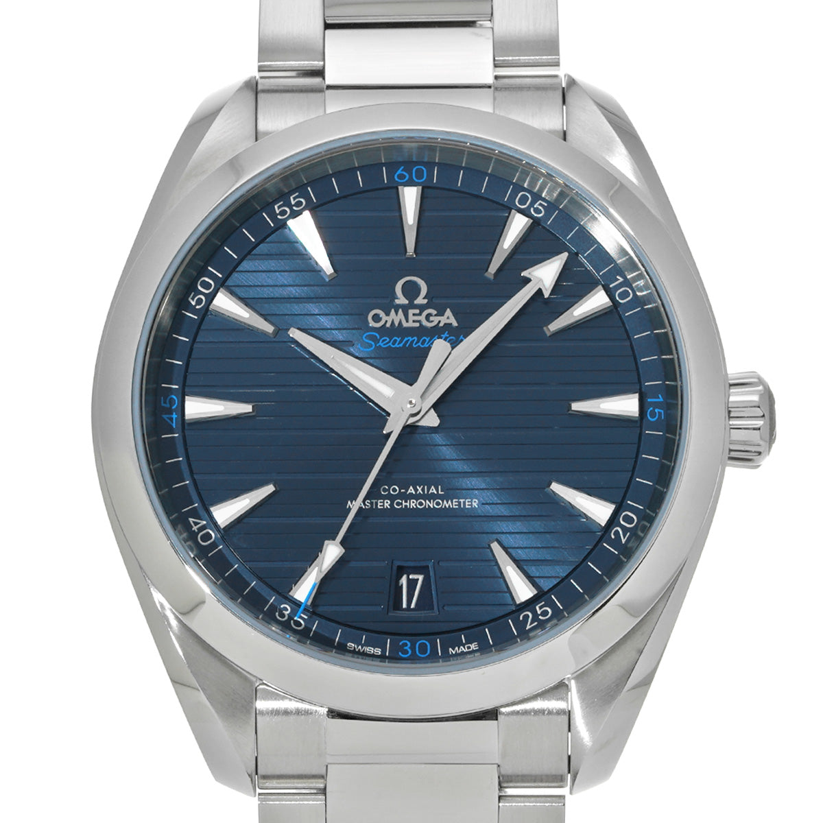 Seamaster Aqua Terra Co-Axial Master Chronometer 220.10.41.21.03.001 Blue OMEGA Mens [Pre-Owned].