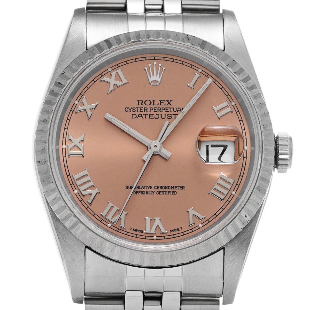 DATE JUST 16234 W (manufactured circa 1994) Pink ROLEX Men's [Pre-Owned].