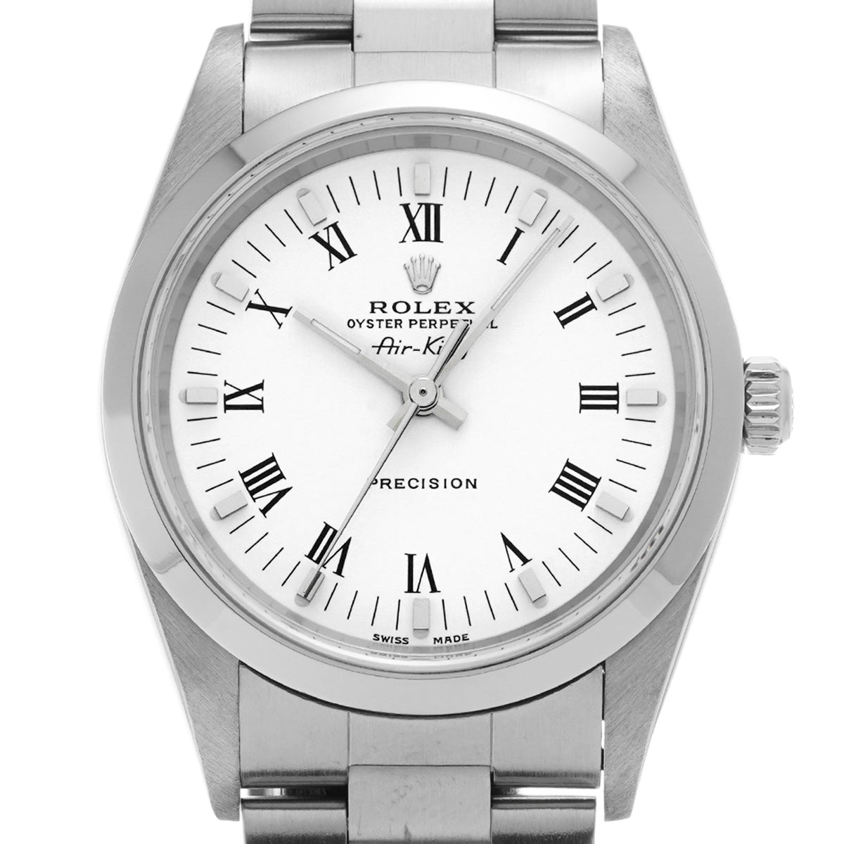Air-King 14000M D (made around 2005) White ROLEX Men's [Pre-Owned].