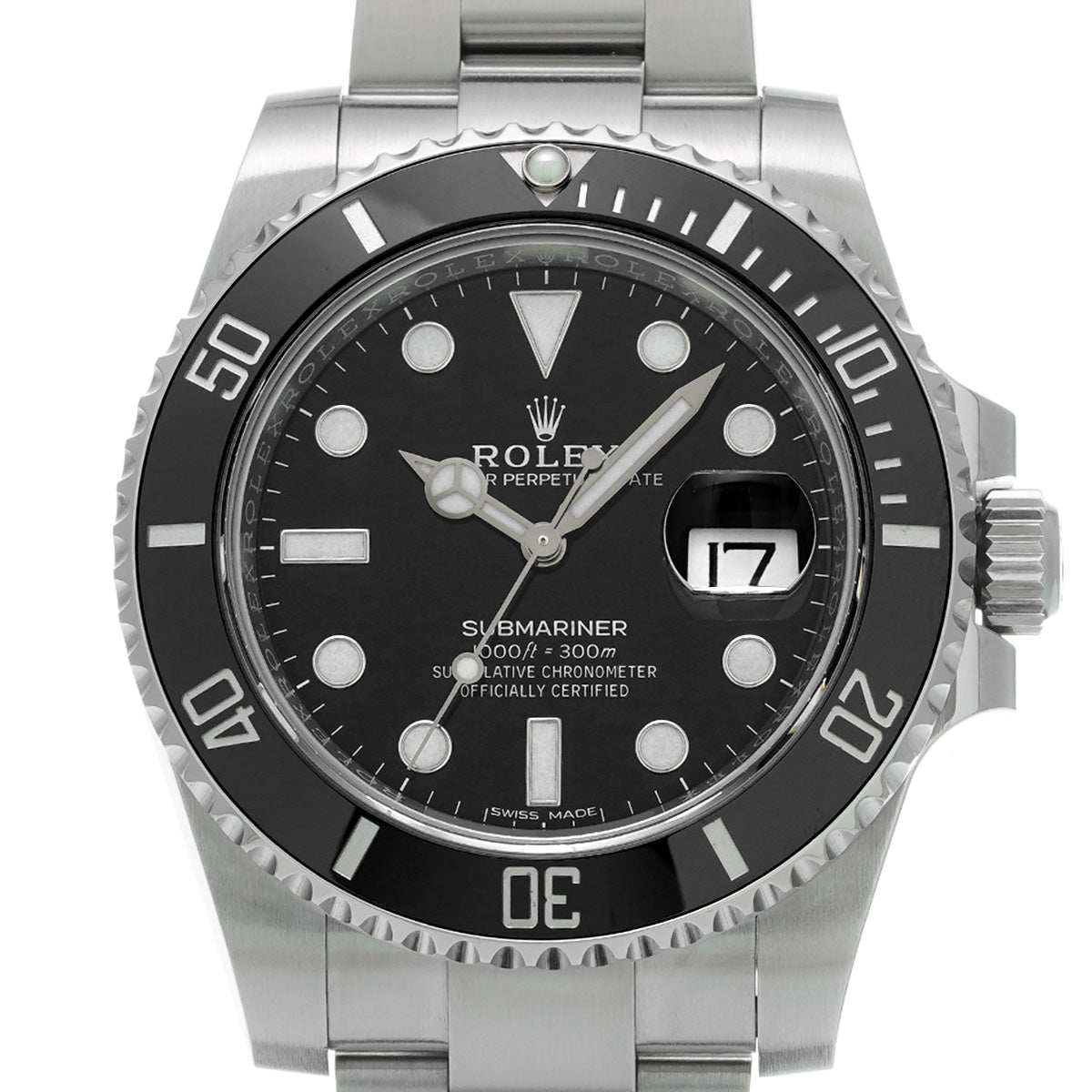Submariner Date 116610LN Random Serial Black ROLEX Men's [Pre-Owned].