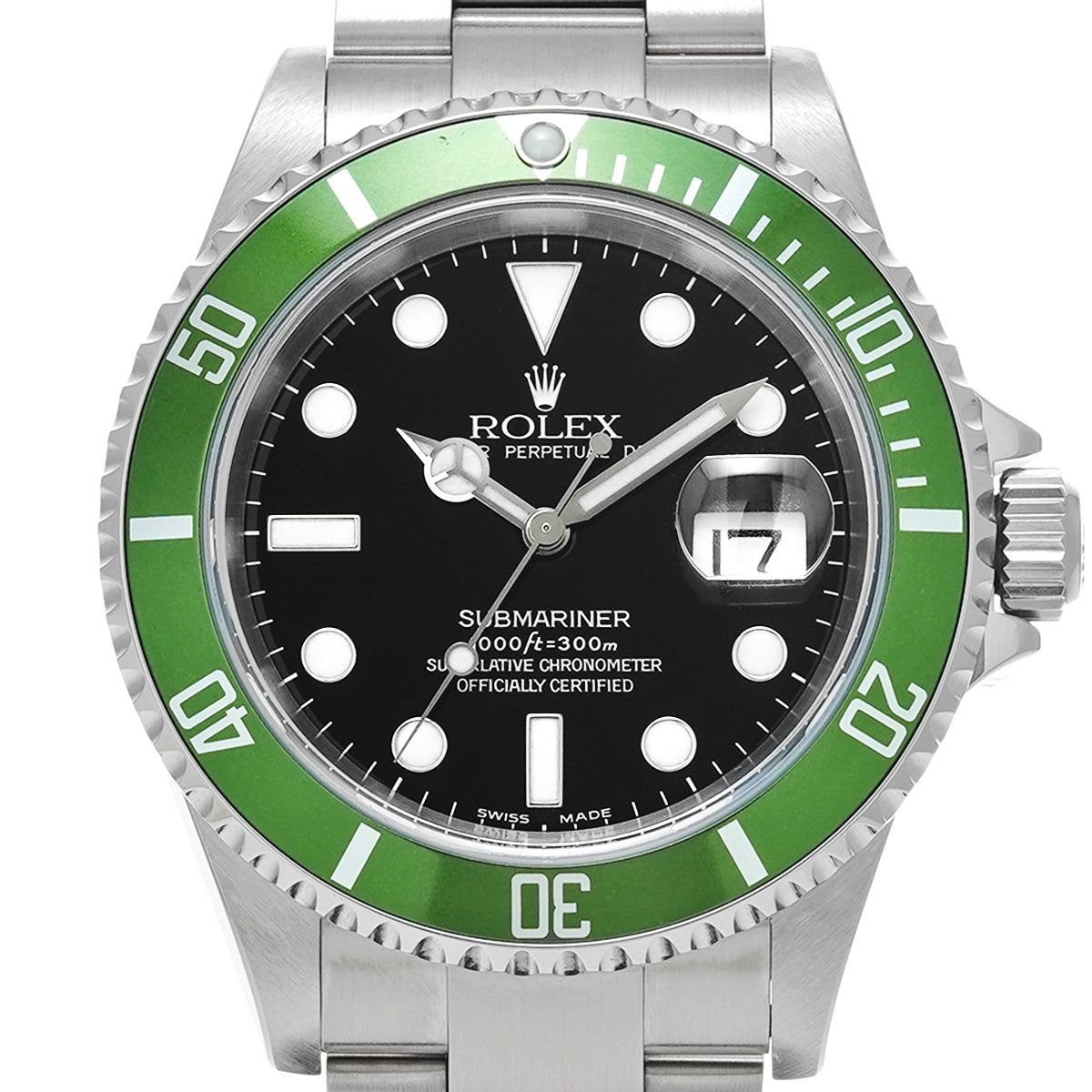 Submariner Date 16610LV F No. (manufactured circa 2003) Black ROLEX Men's [Pre-Owned].