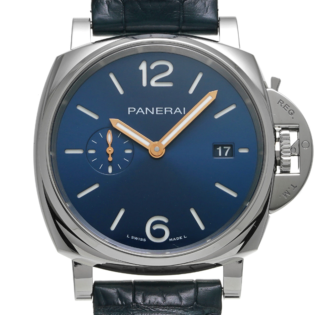 Luminor Due 42mm PAM01274 Y No. (manufactured circa 2022) Blue PANERAI Men's [Pre-Owned].