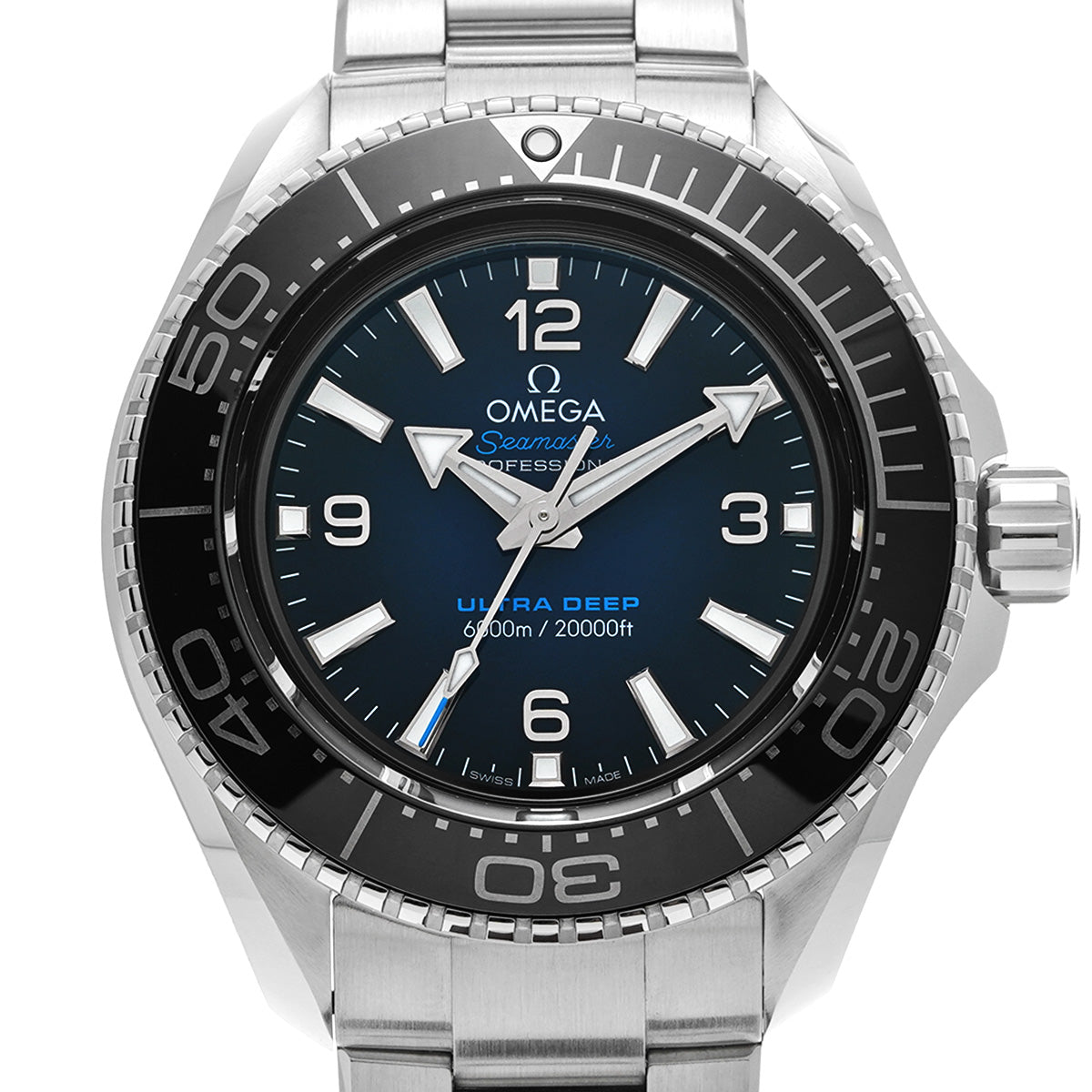 Seamaster Planet Ocean 6000 Co-Axial Master Chronometer Ultra Deep 215.30.46.21.03.001 Blue Gradation OMEGA Men's [pre-owned]