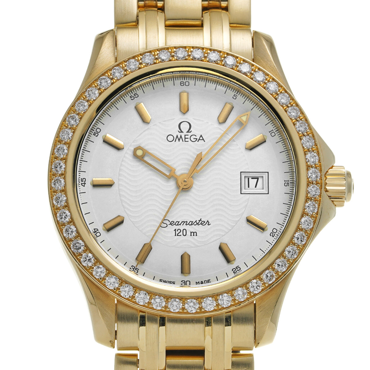 Seamaster 2115.21 White OMEGA Men's [Pre-owned].
