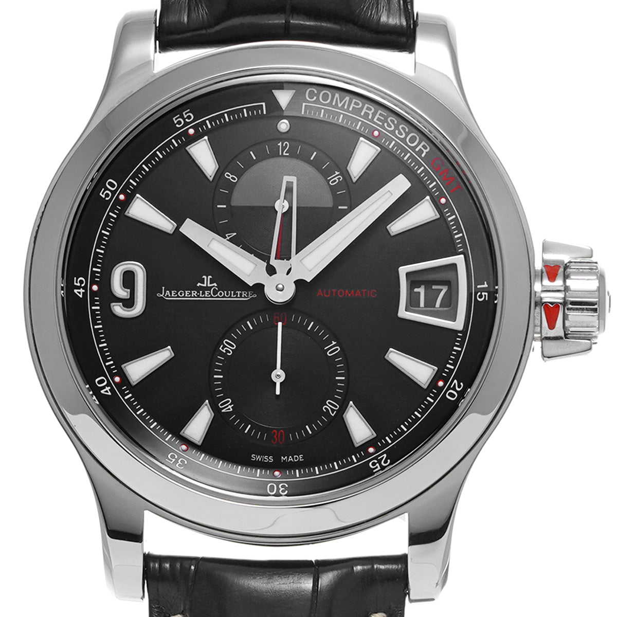 Master Compressor GMT Q1738471 Black Jaeger-LeCoultre Men's [Pre-Owned].