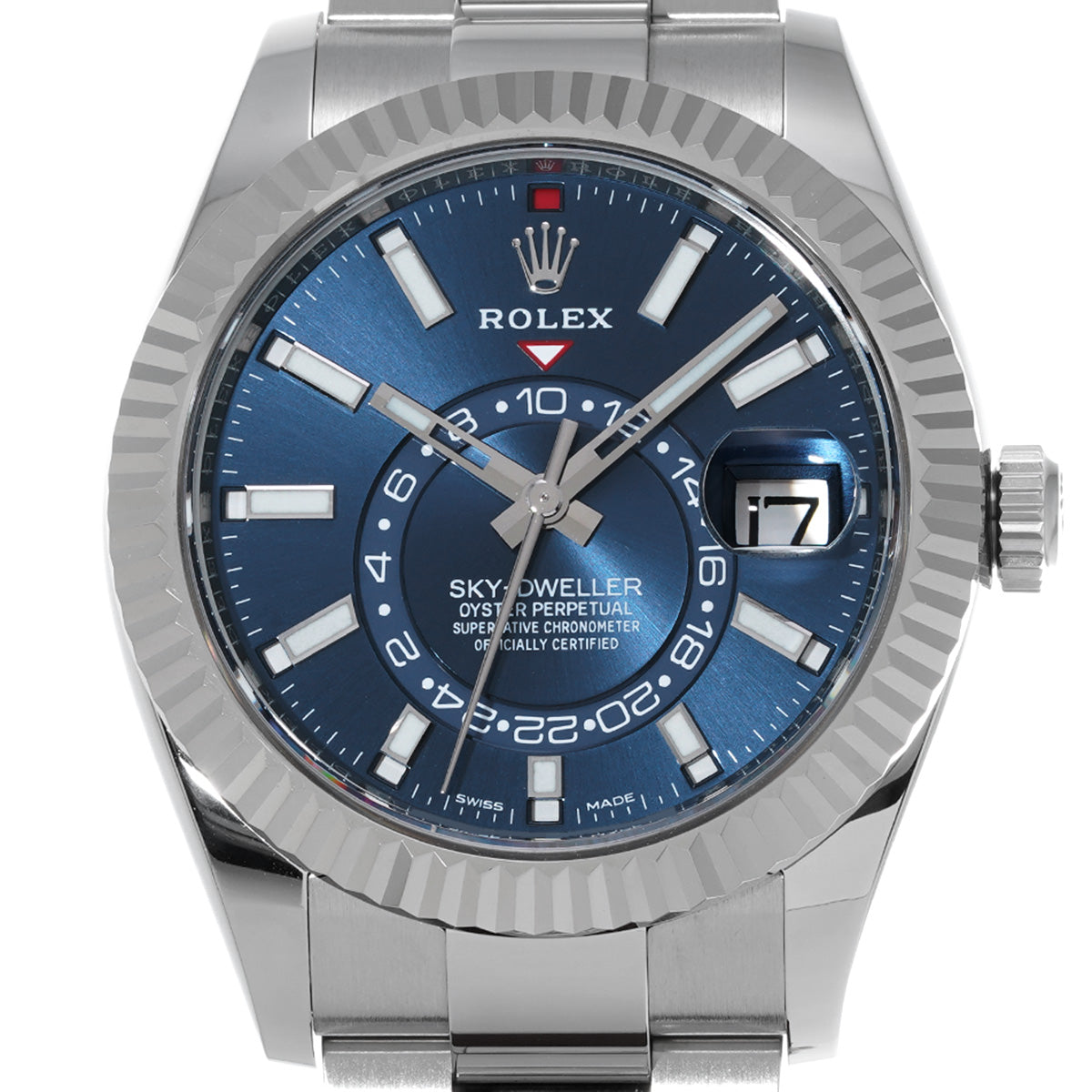 SKYDWELLER 326934 Random Serial Blue ROLEX Men's [Pre-Owned].