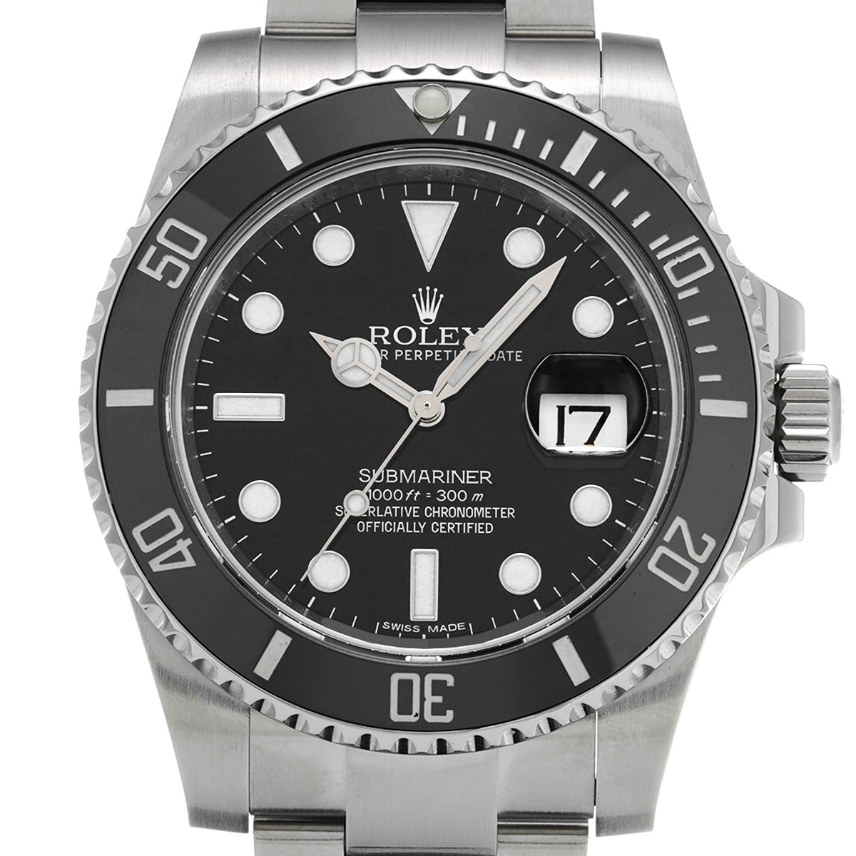 Submariner Date 116610LN Random Serial Black ROLEX Men's [Pre-Owned].
