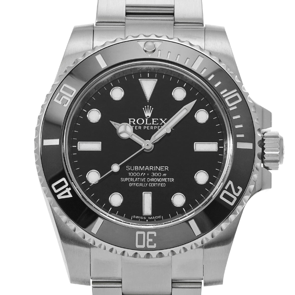 Submariner 114060 Random Serial Black ROLEX Men's [Pre-Owned].