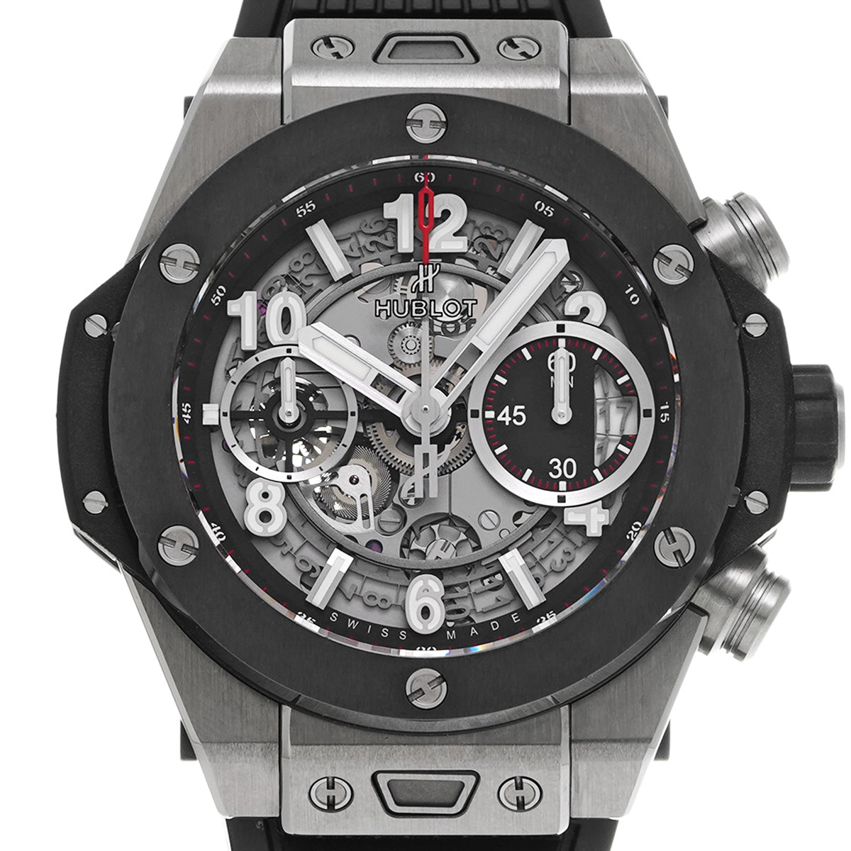 Big Bang Unico Titanium Titanium Ceramic 441.NM.1170.RX Skeleton HUBLOT Men's [Pre-Owned].