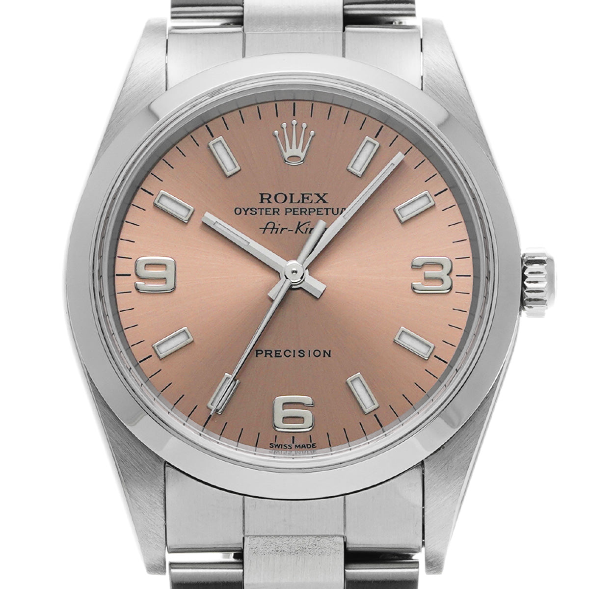 Air-King 14000M K (manufactured circa 2001) Pink ROLEX Men's [Pre-Owned].