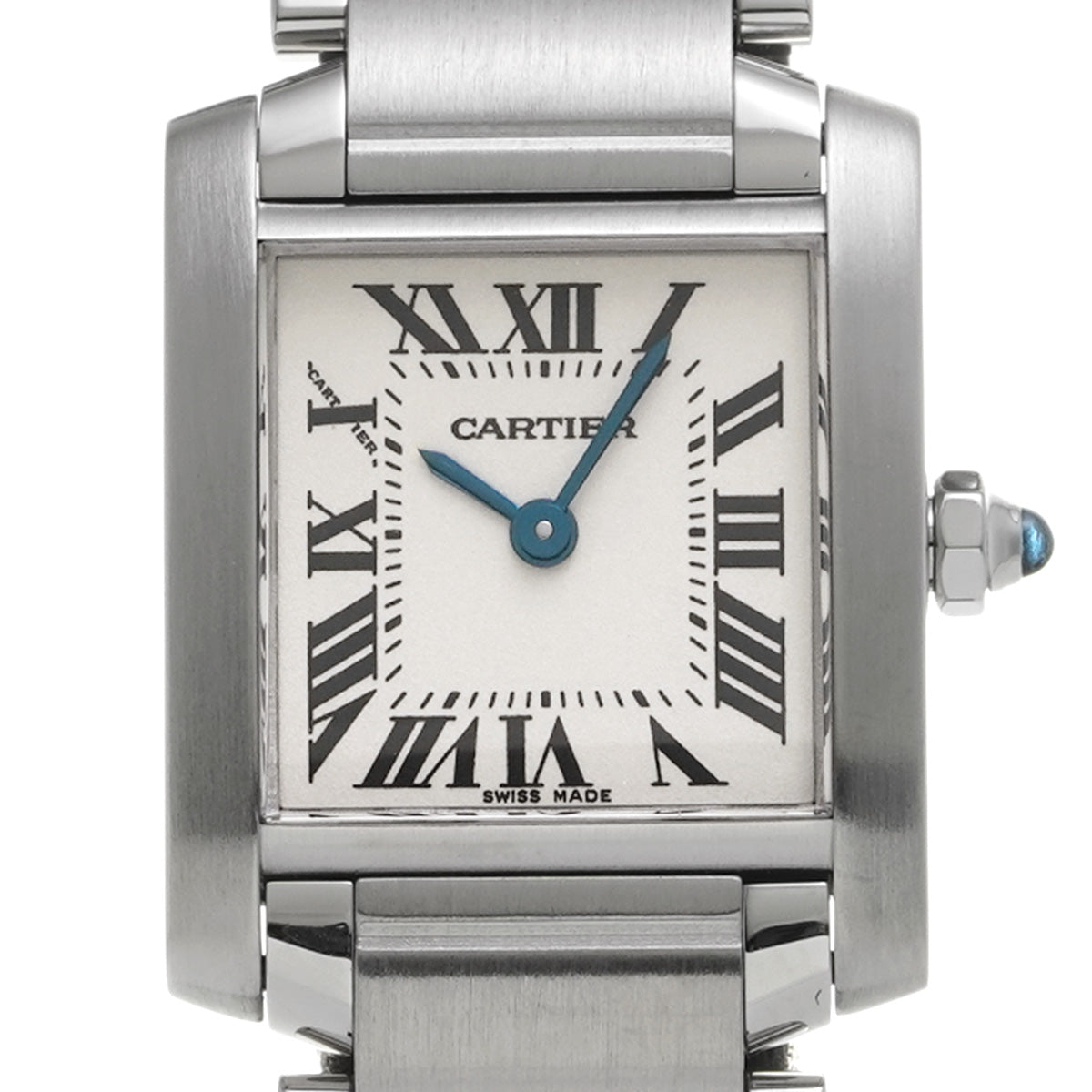 Tank Francaise SM W51008Q3 Silver CARTIER Ladies [Pre-owned]
