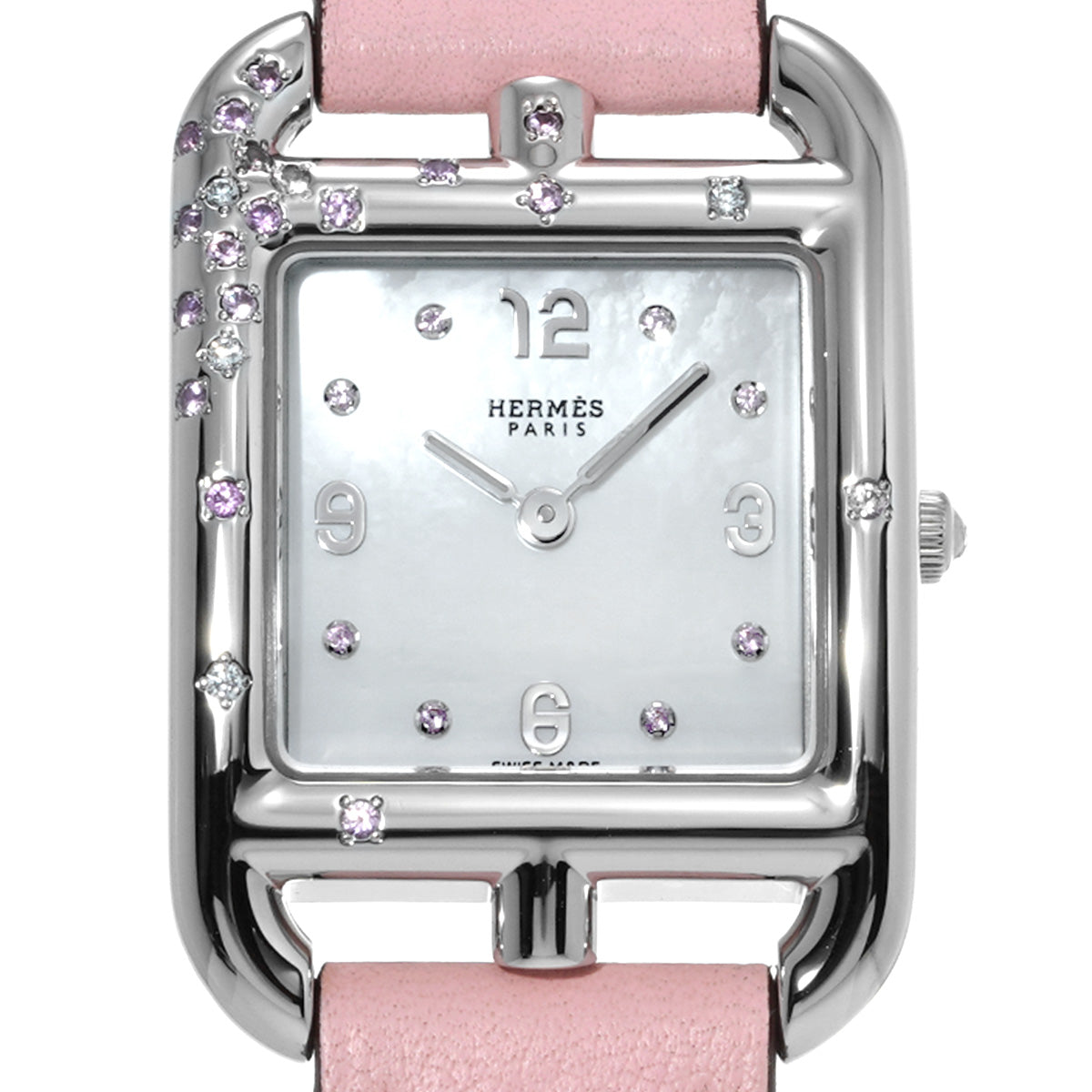 Cape Cod PM CC1.233 White MOP/Sapphire HERMES Ladies [Pre-owned].