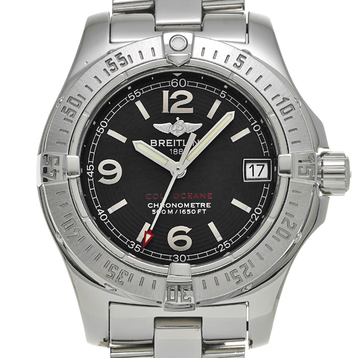 Corte Oceanne A778B85PRS Black BREITLING Ladies [Pre-Owned].