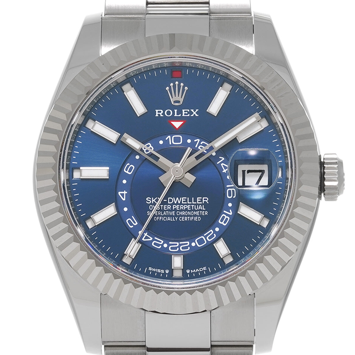 SKYDWELLER 336934 Random Serial Blue ROLEX Men's [Pre-Owned].