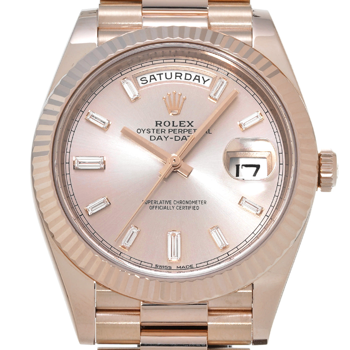 Day Date 40 228235A Random Serial Sundust/Diamond ROLEX Men's [Pre-Owned].