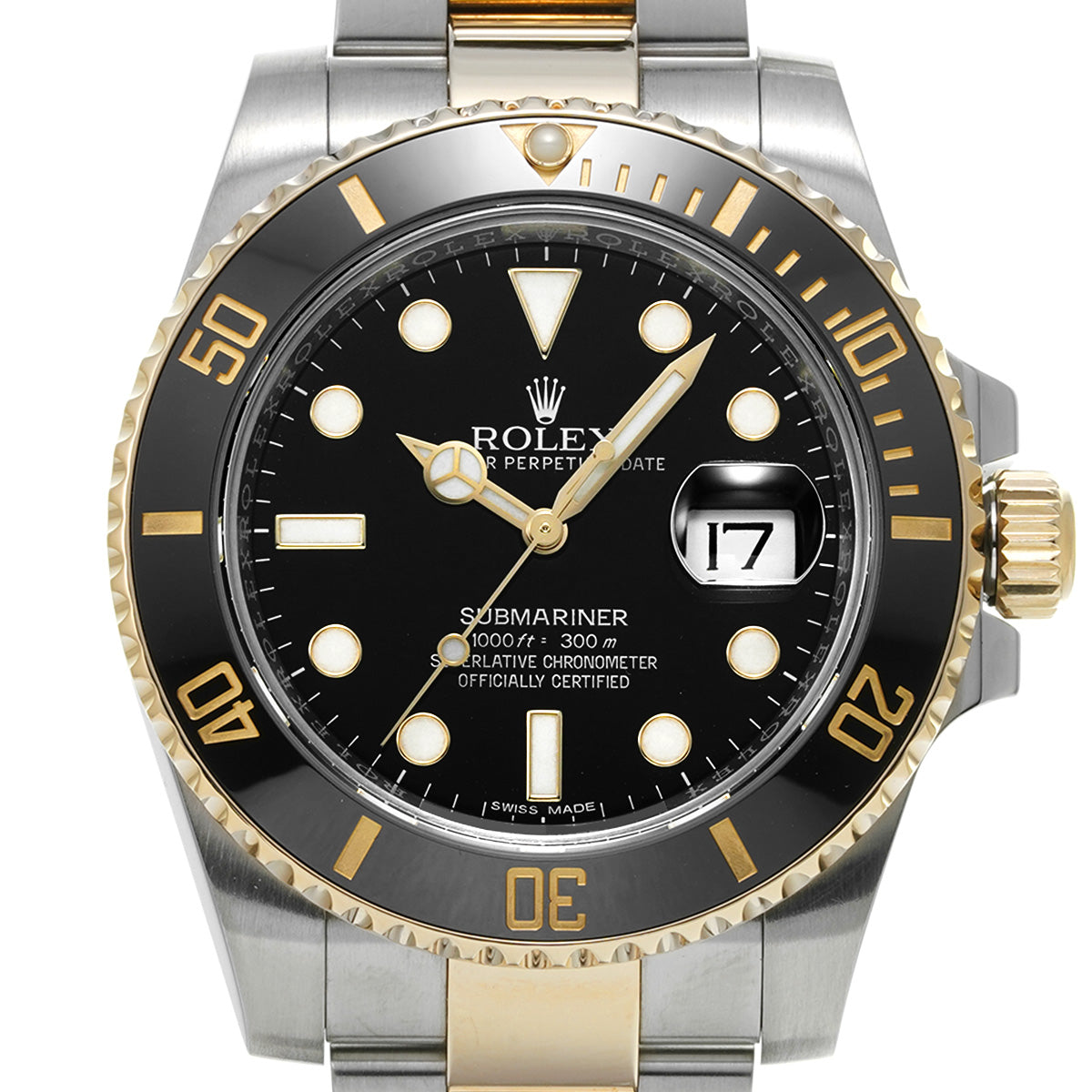 Submariner Date 116613LN Random Serial Black ROLEX Men's [Pre-Owned].