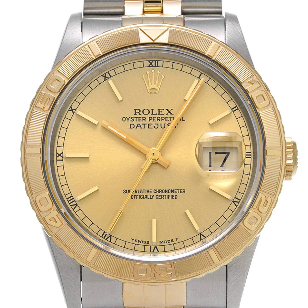 Datejust Thunderbird 16263 S (manufactured circa 1994) Champagne ROLEX Men's [Pre-Owned].