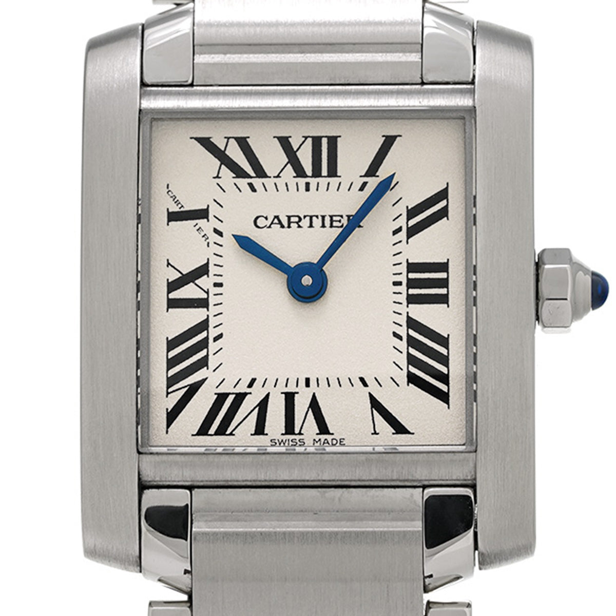 Tank Francaise SM W51008Q3 Silver CARTIER Ladies [Pre-owned]