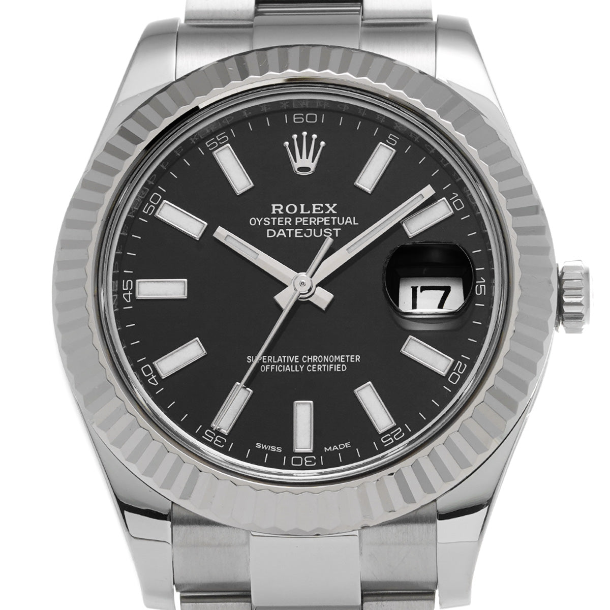 Datejust II 116334 Random Serial Black ROLEX Men's [Pre-owned].