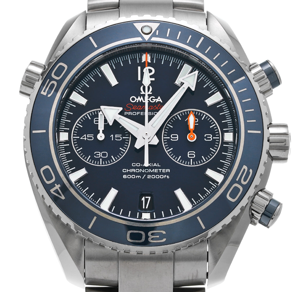Seamaster Planet Ocean 600 Co-Axial Chronograph 232.90.46.51.03.001 Blue OMEGA Mens [Pre-Owned].