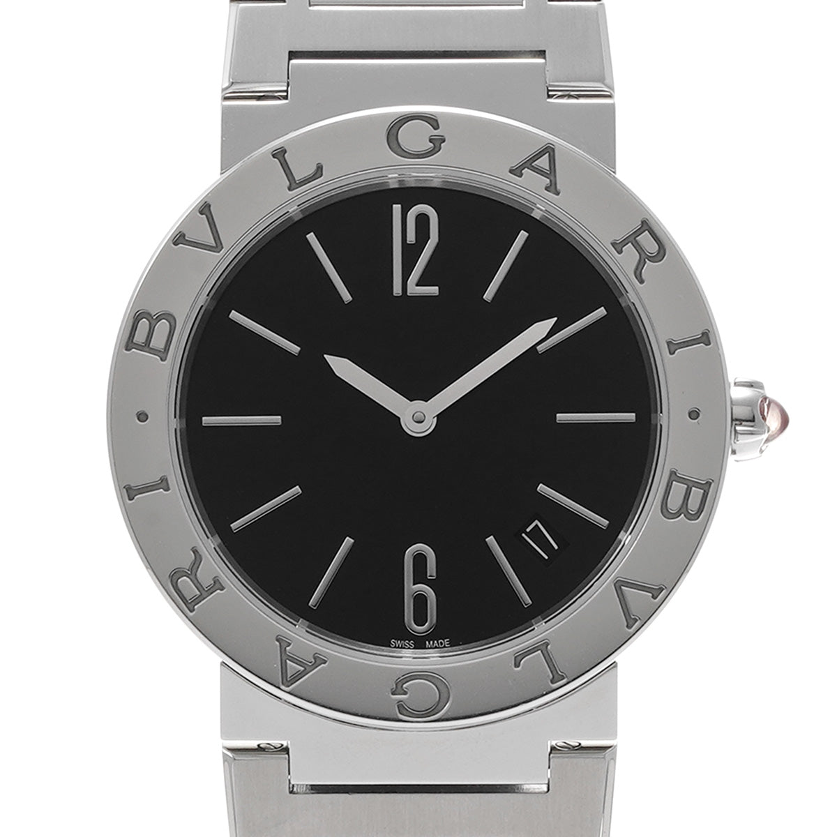 Bulgari Bulgari BB33S Black BVLGARI Men's [Pre-owned].