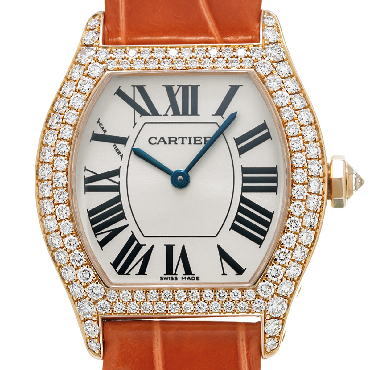 Tortue WA506131 Silver CARTIER Ladies [Pre-owned].