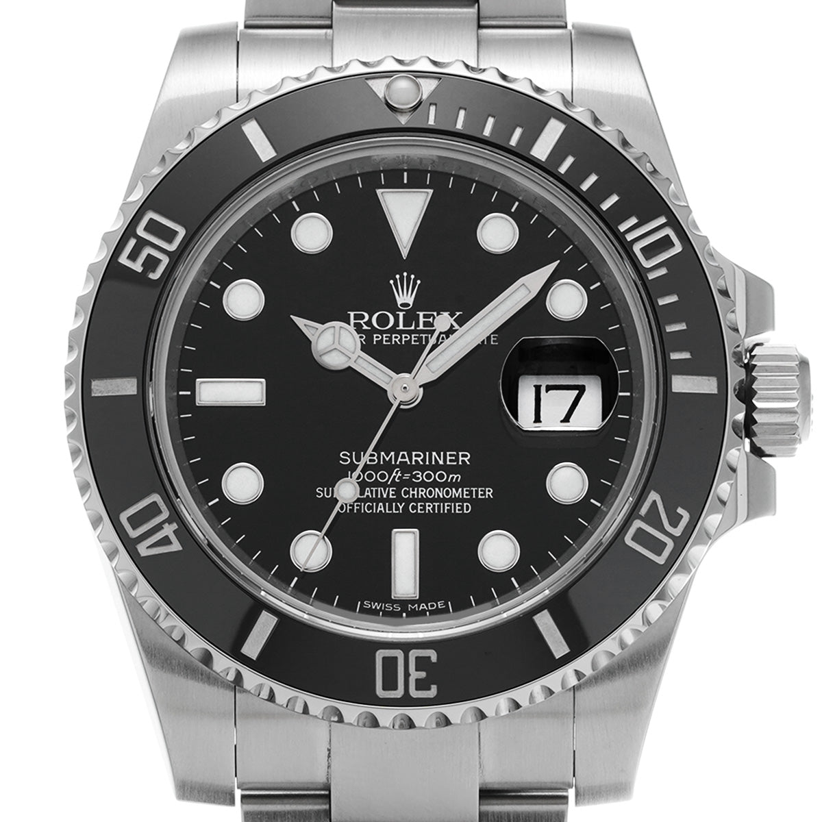 Submariner Date 116610LN Random Serial Black ROLEX Men's [Pre-Owned].