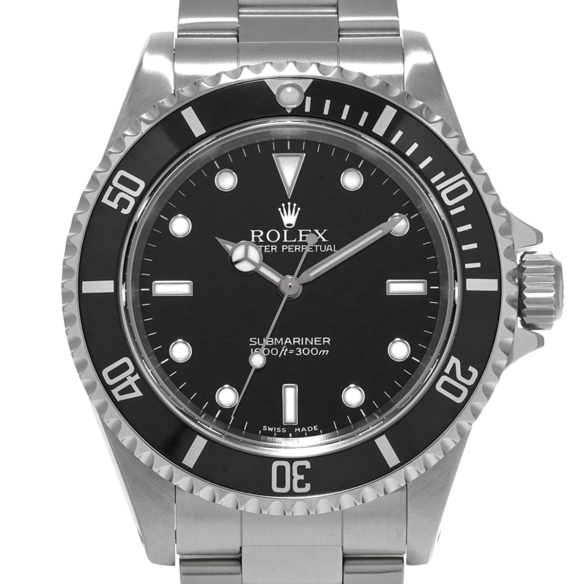 Submariner 14060M F No. (manufactured circa 2003) Black ROLEX Men's [Pre-Owned].