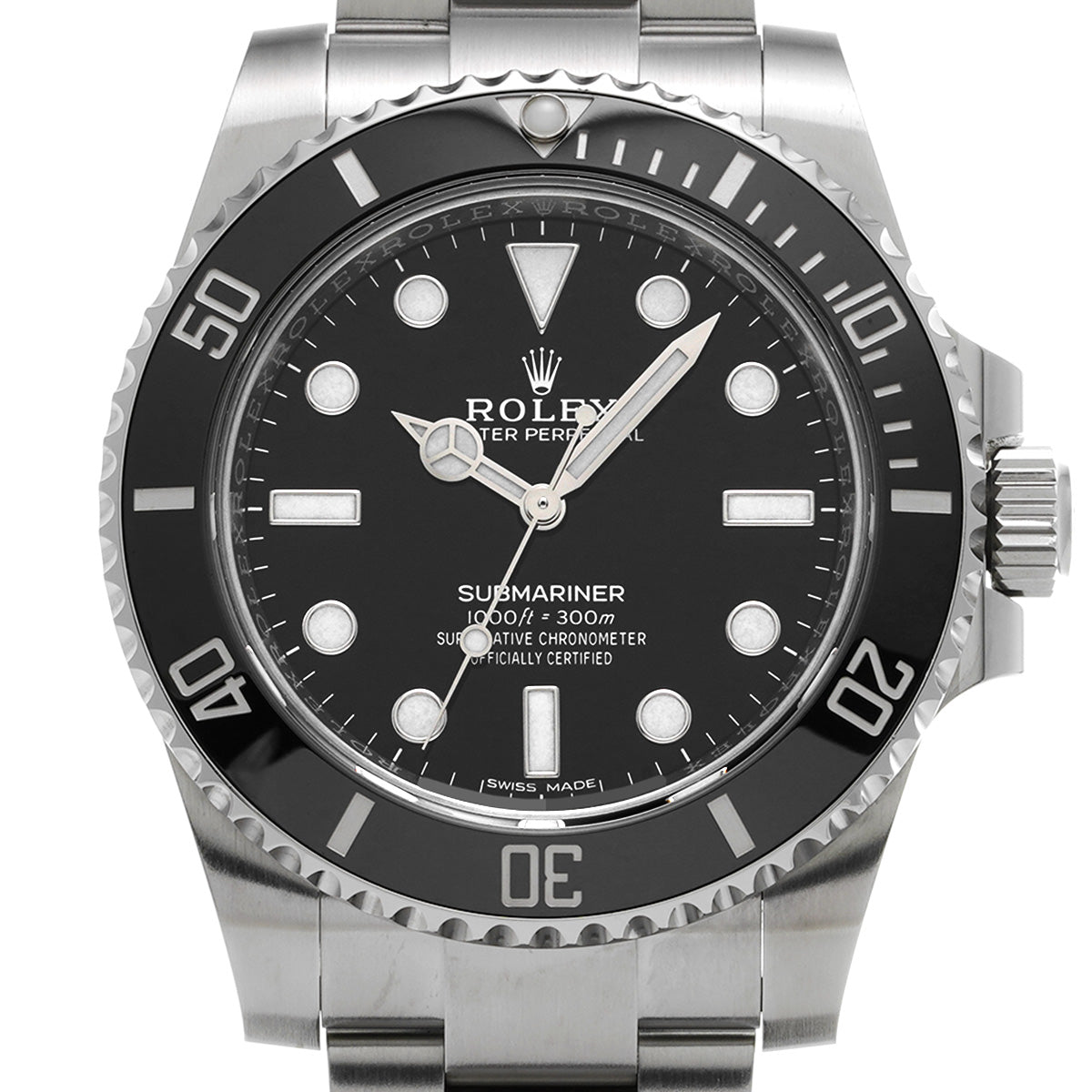 Submariner 114060 Random Serial Black ROLEX Men's [Pre-Owned].