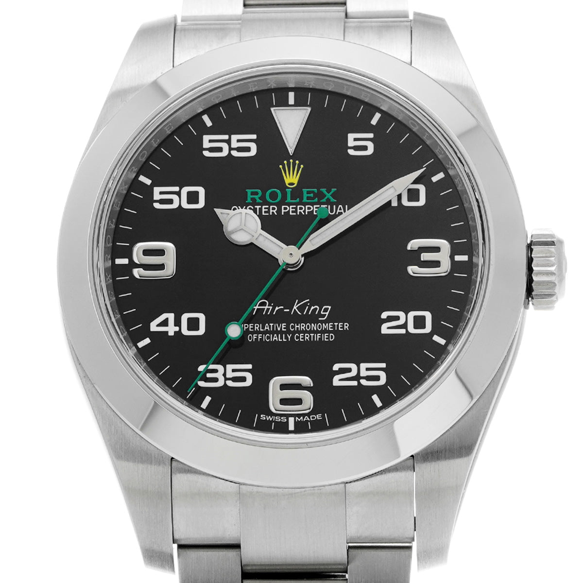 AIRKING 116900 Random Serial Black ROLEX Men's [Pre-owned].