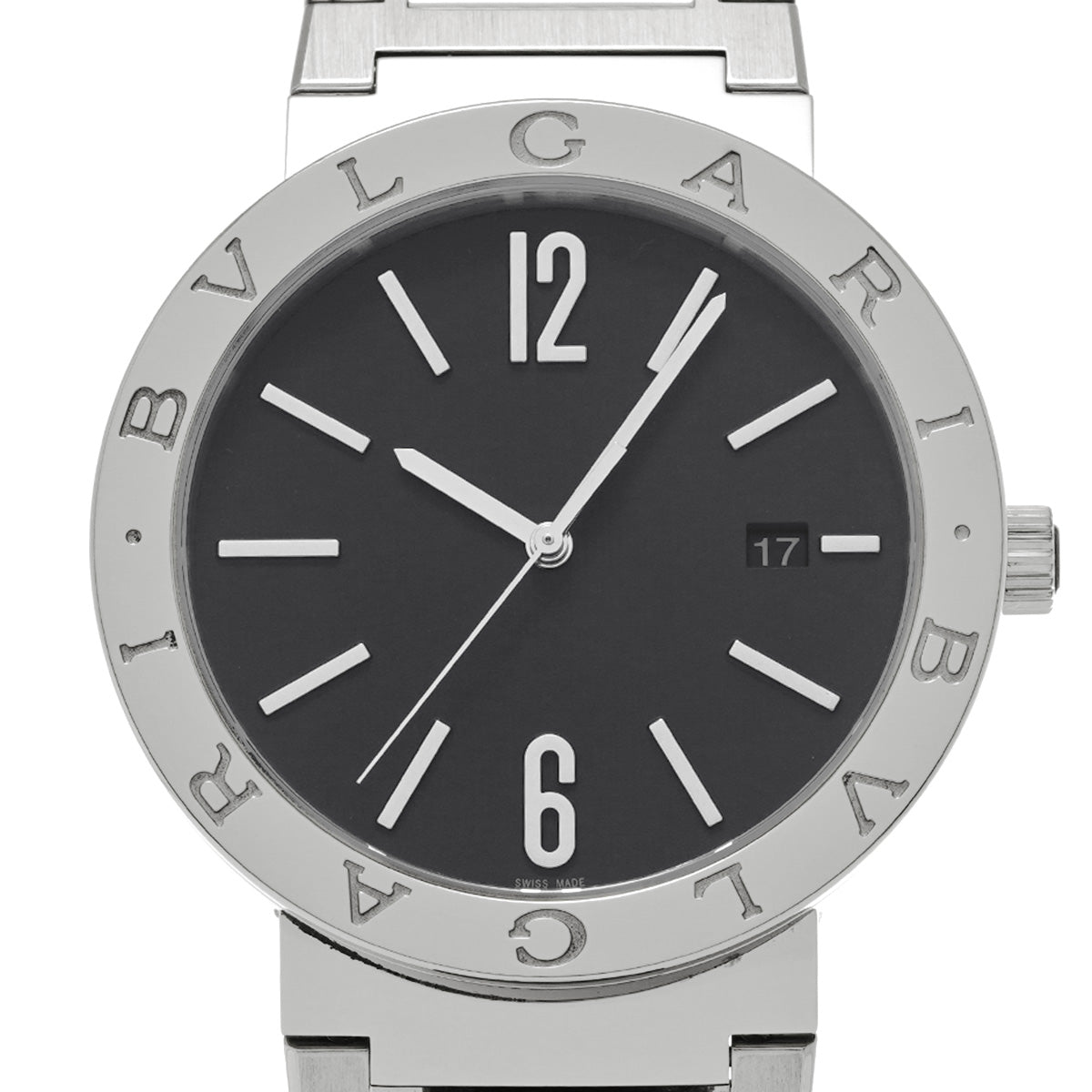 BB41S Bulgari Bulgari Solo Tempo Black BVLGARI Men's [Pre-owned].