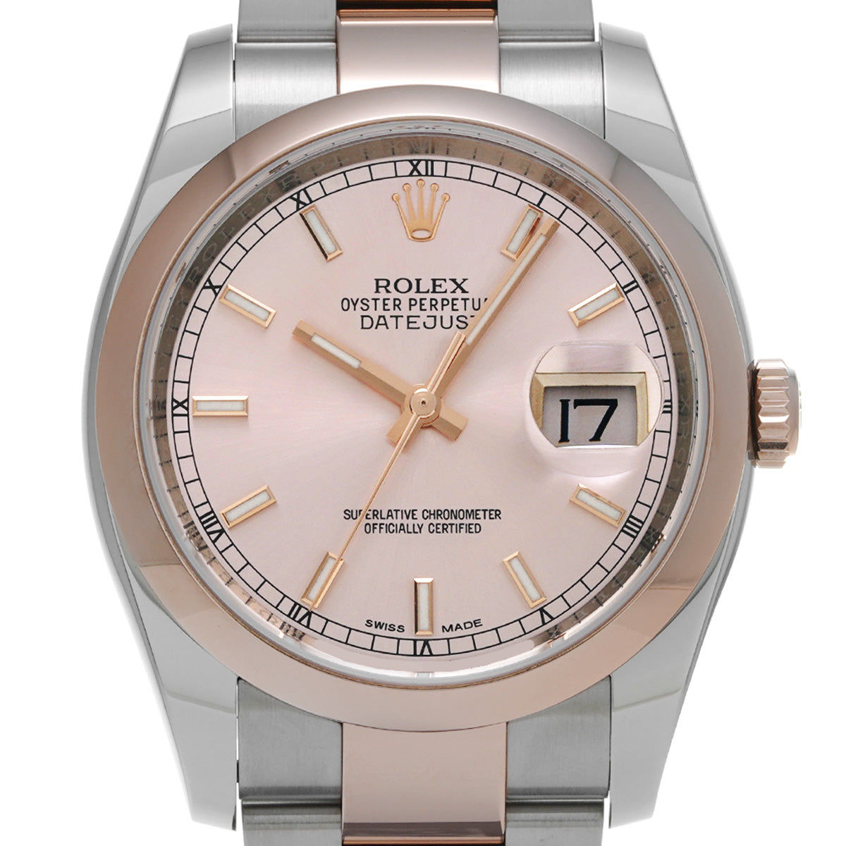 DATE JUST 116201 Random Serial Pink ROLEX Men's [Pre-Owned].