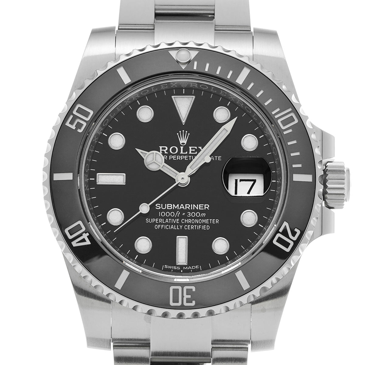 Submariner Date 116610LN Random Serial Black ROLEX Men's [Pre-Owned].