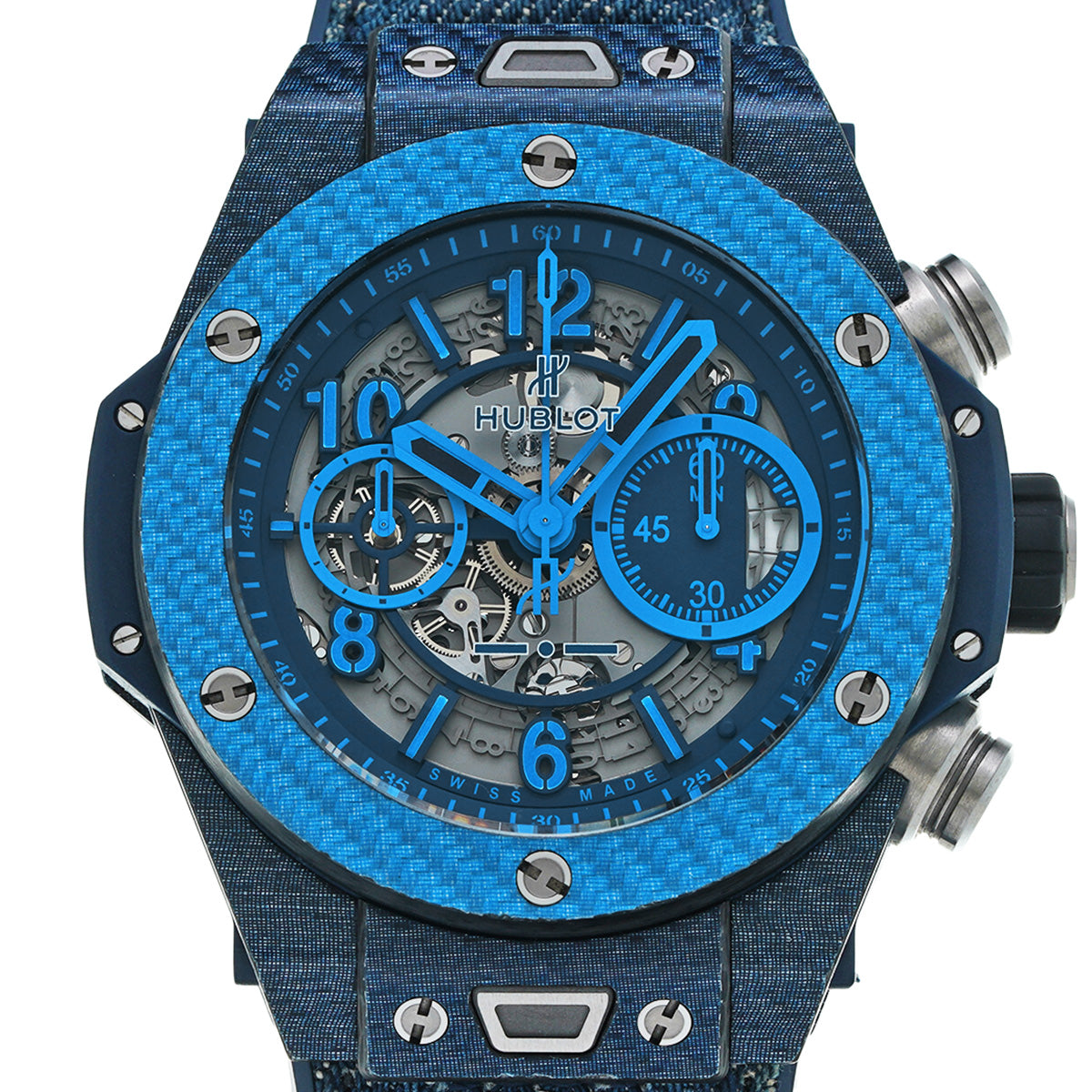 Unico Independent Blue Limited edition of 500 pieces 411.YL.5190.NR.ITI15 Skeleton HUBLOT Men's [pre-owned].