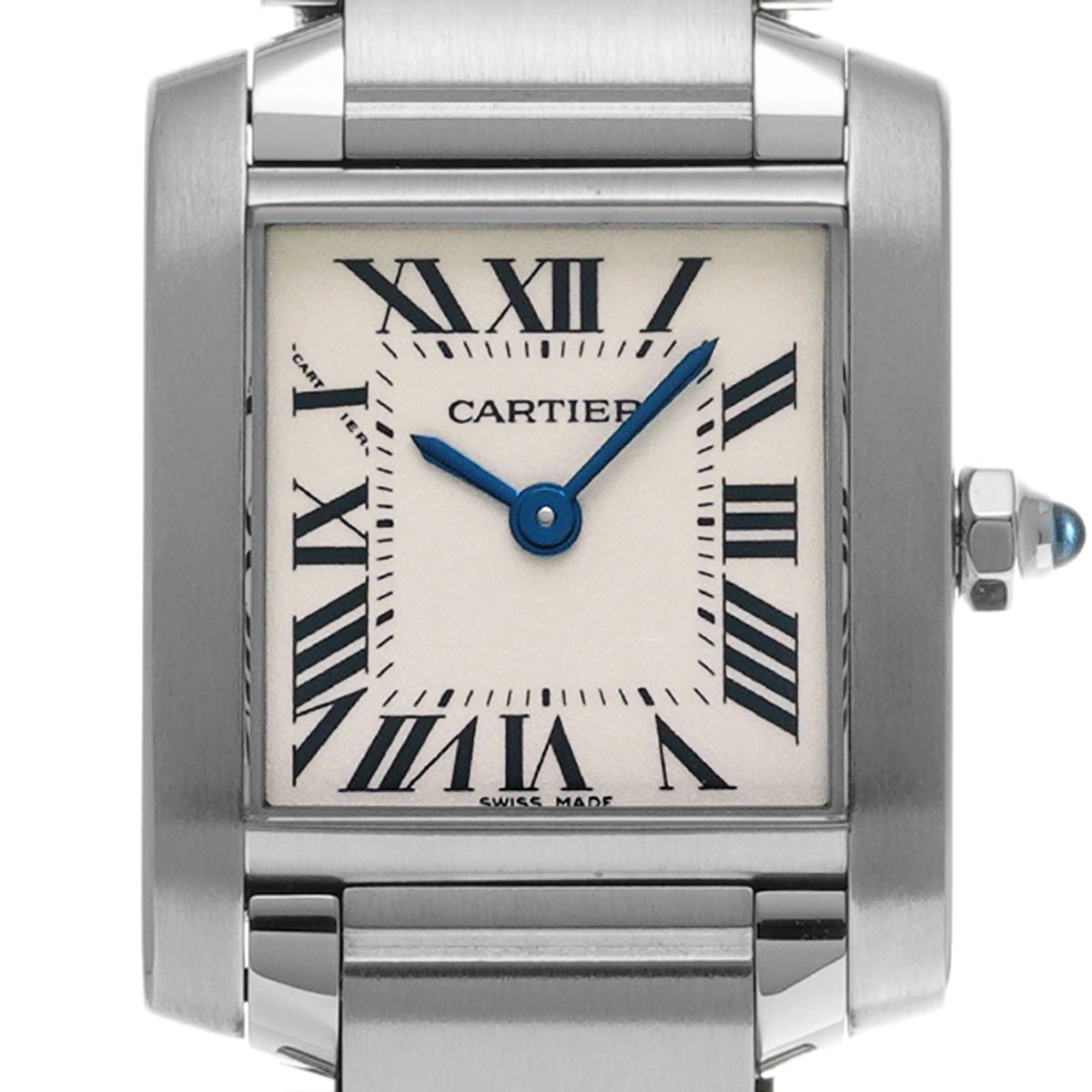 Tank Francaise SM W51008Q3 Silver CARTIER Ladies [Pre-owned]