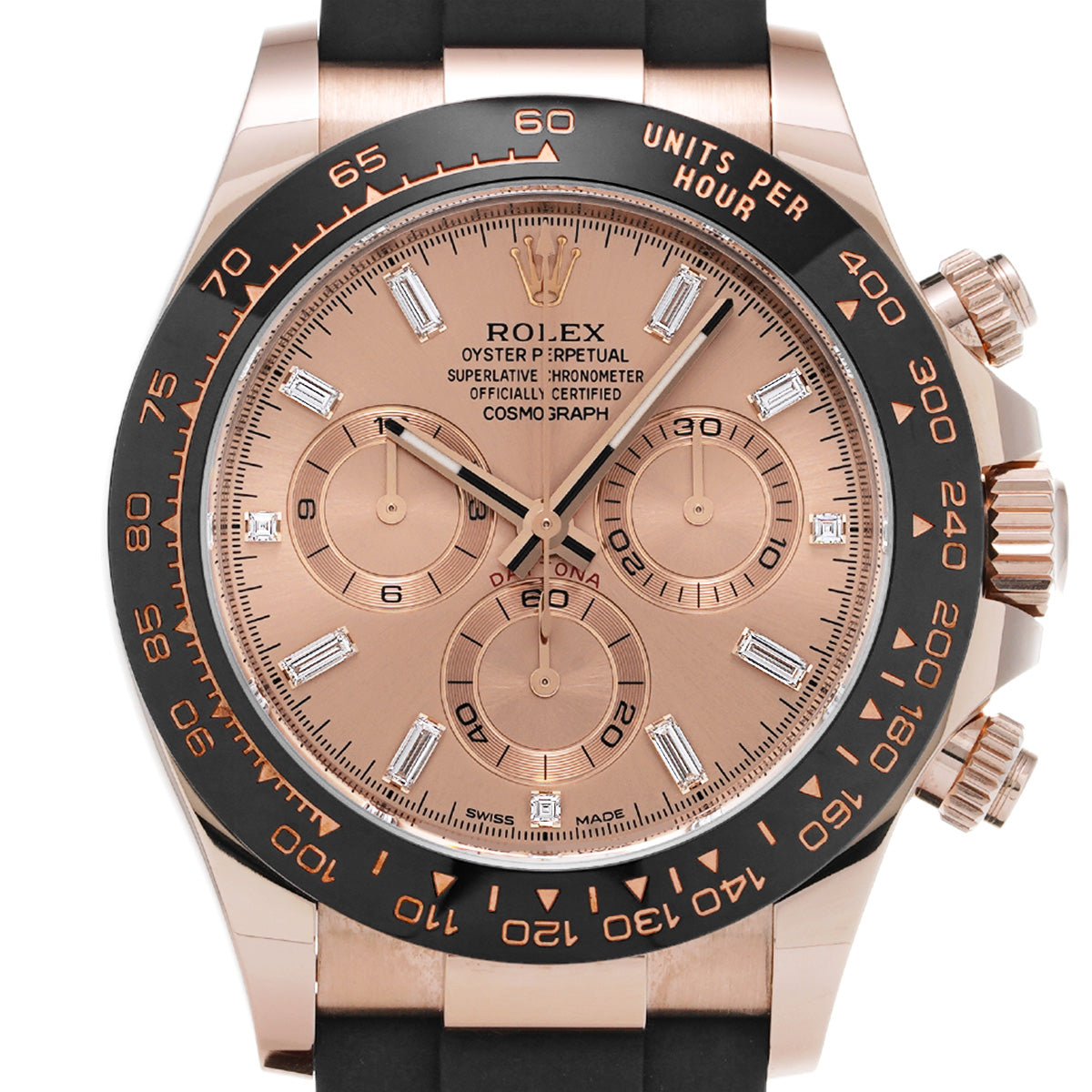 Cosmograph Daytona 116515LNA Random Serial Ros/Diamond ROLEX Men's [Pre-Owned].