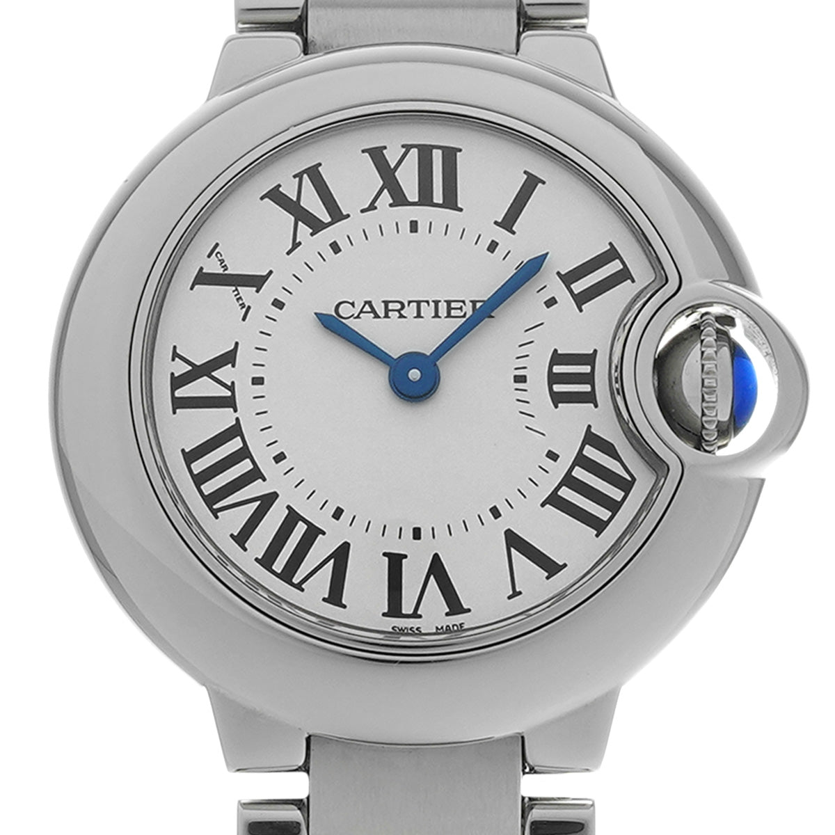 Ballon Bleu de Cartier 28mm W69010Z4 Silver CARTIER Ladies [Pre-owned]