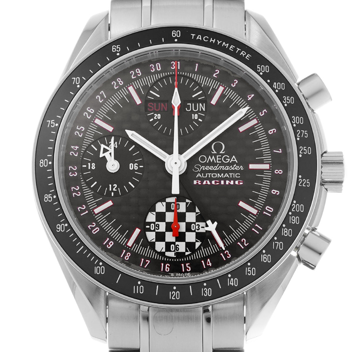 Speedmaster Racing Michael Schumacher 2002 3529.50 Black OMEGA Men's [Pre-owned].