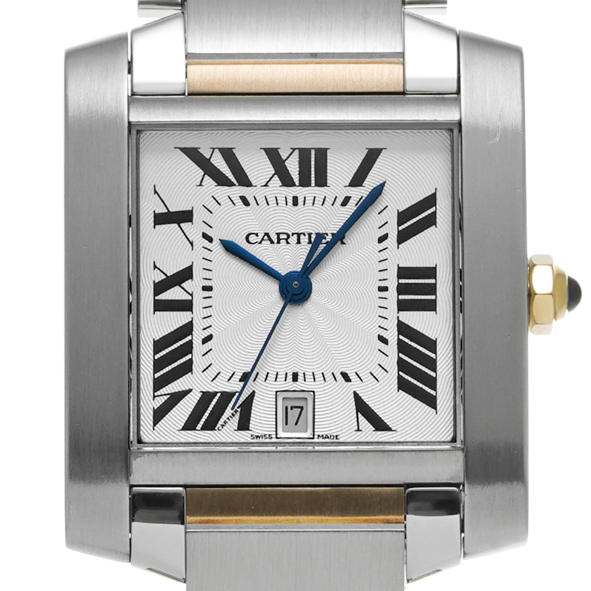 Tank Francaise LM W51005Q4 Silver CARTIER Men's [Pre-owned]