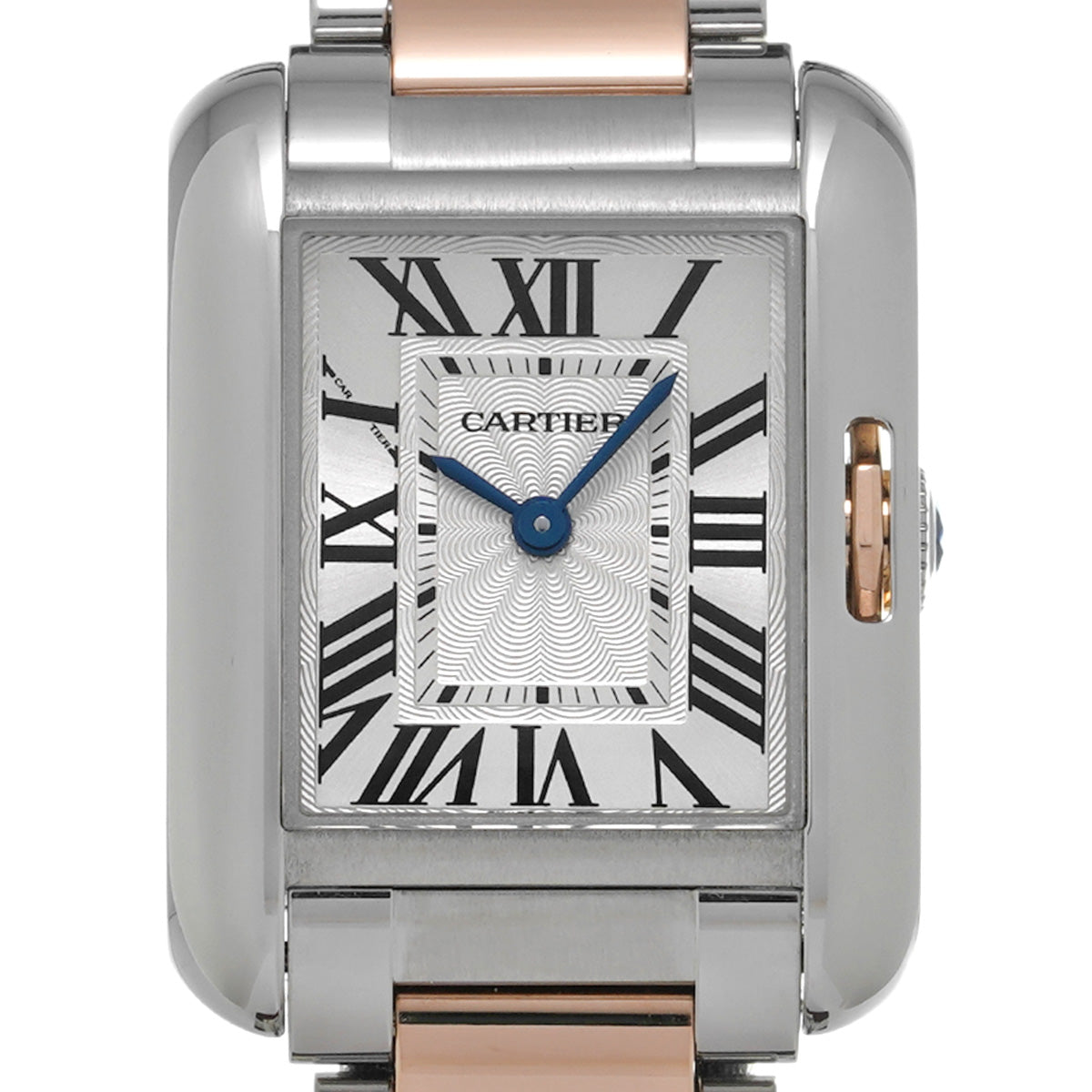 Tank Anglaise SM W5310036 Silver CARTIER Ladies [Pre-owned]