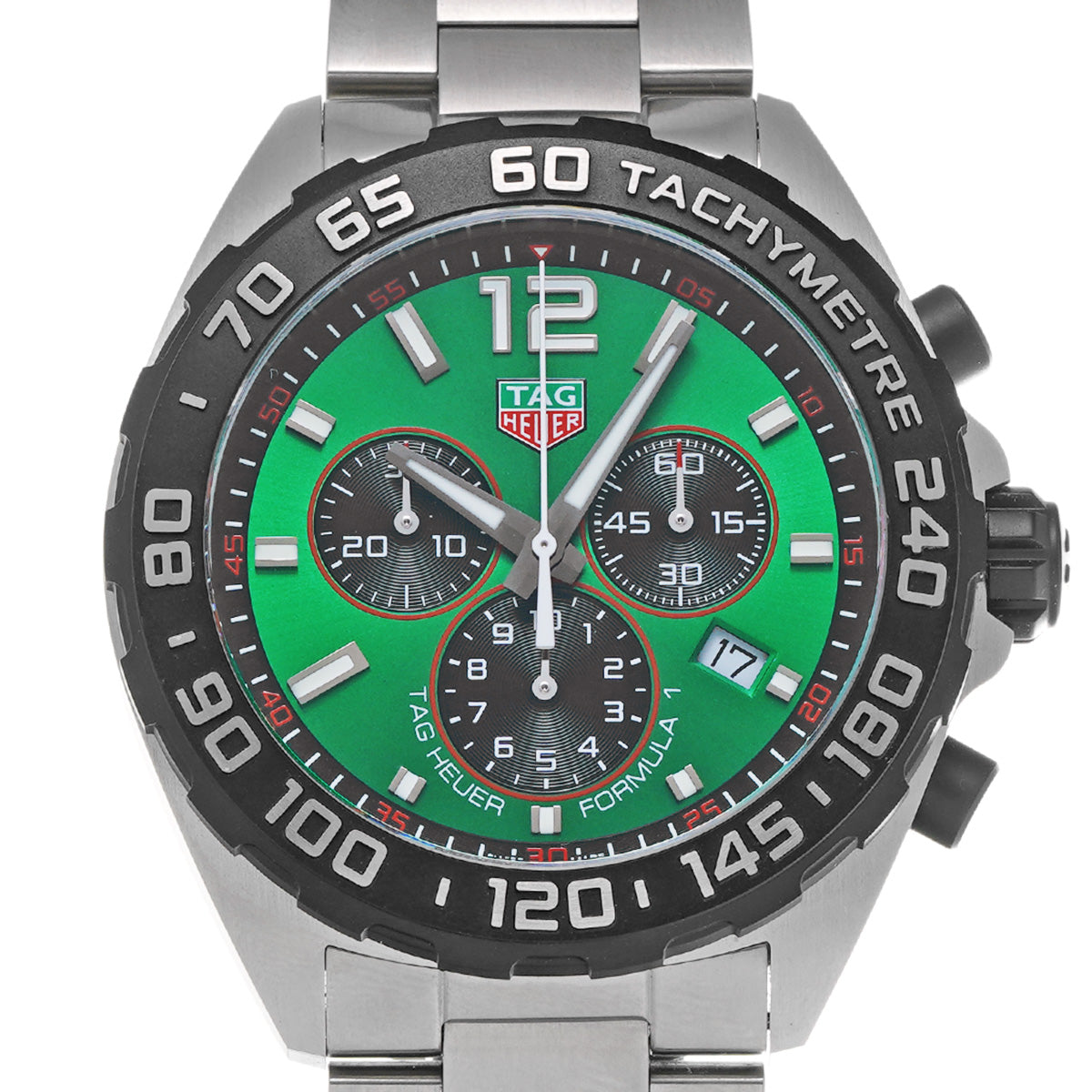 Formula 1 Quartz Chronograph CAZ101AP.BA0842 Green TAG HEUER Men's [Pre-Owned].