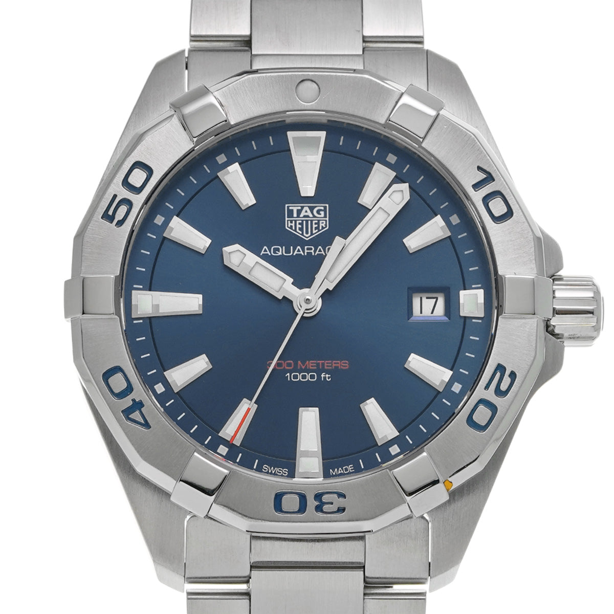 Aquaracer Quartz WBD1112.BA0928 Blue TAG HEUER Men's [Pre-Owned].